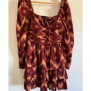 Boho House of Harlow Long Sleeve Dress